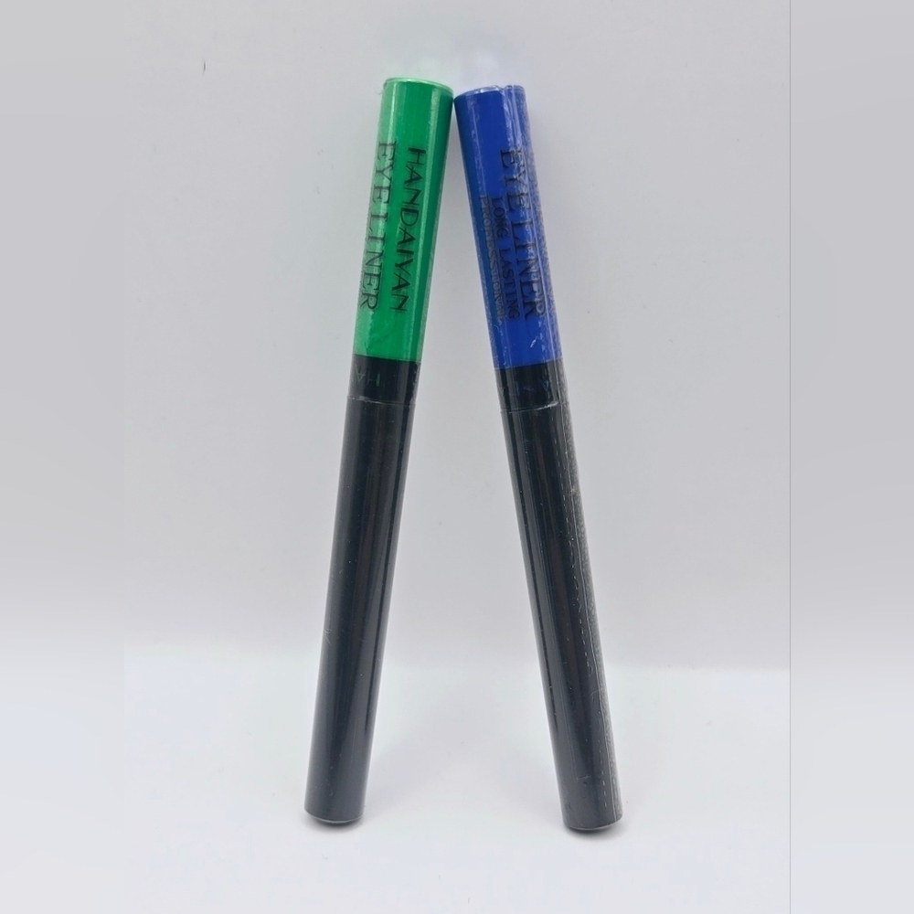 HANDAIYAN Waterproof Liquid Eyeliner Set Blue Green Color Eyeliner